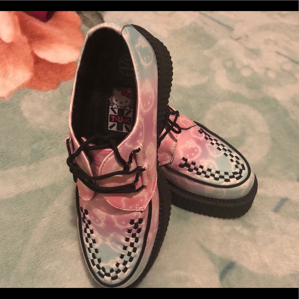 Cute kitty T.U.K shoes